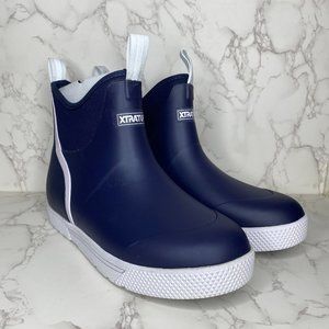 XTRATUF Men’s Wheelhouse 6” Ankle Deck Boot - White. Size 12